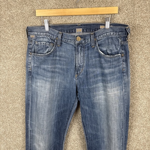 Citizens Of Humanity‎ Jeans Men's 33x36 Sid Medium Wash Straight Denim USA - Picture 1 of 9